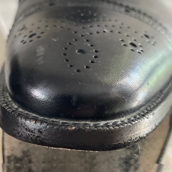 Santoni black Oxfords 8 D pre owned. main image 12